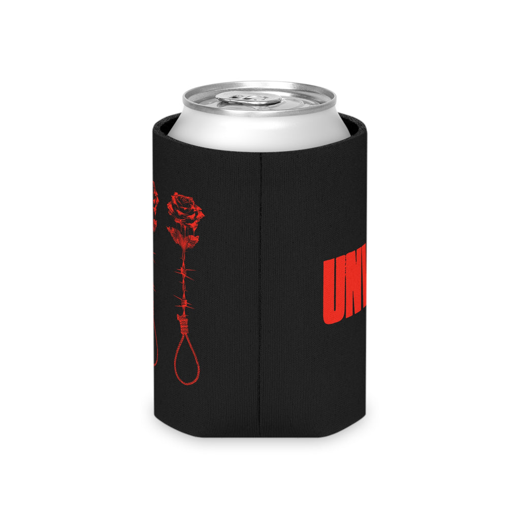 UNVOW Can Cooler — Red Rose Noose Graphic Beer Koozie