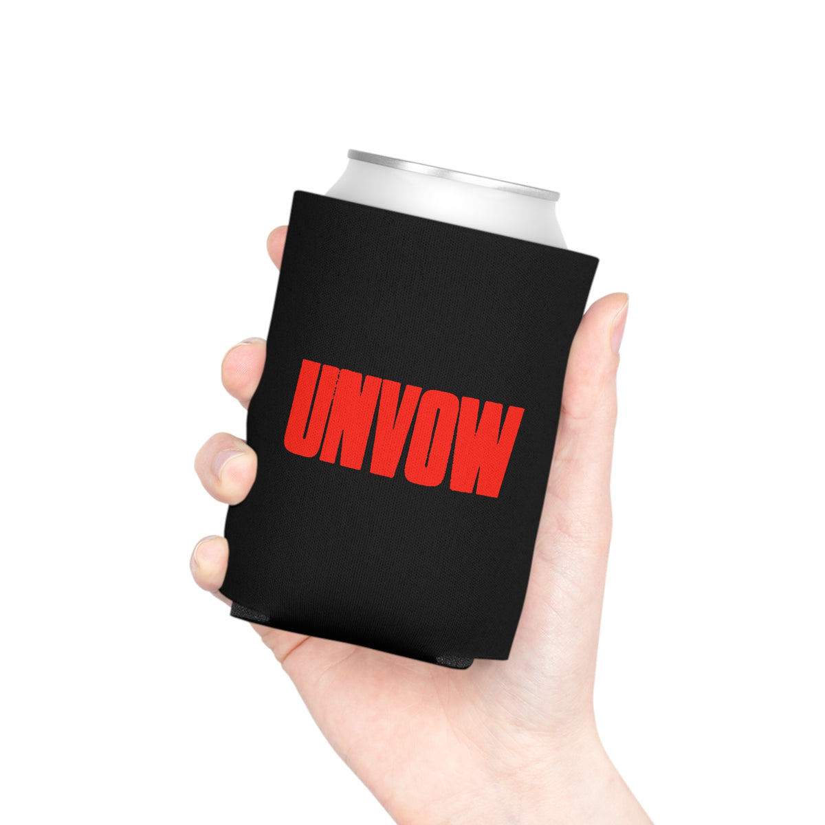 UNVOW Can Cooler — Red Rose Noose Graphic Beer Koozie