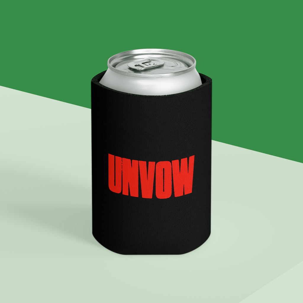 UNVOW Can Cooler — Red Rose Noose Graphic Beer Koozie